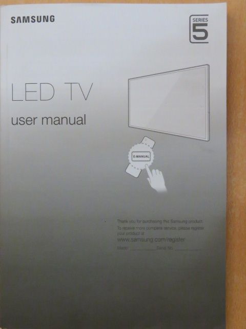 Samsung LED TV User Manual [antikvár]