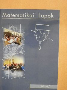 Gecse Frigyes - Matematikai Lapok 2016/1. [antikvár]