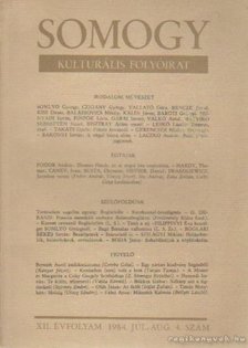 Laczkó András - Somogy 1984. júl-aug. 4. szám [antikvár]