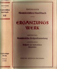 Koch, Anton - Ergänzungswerk [antikvár]
