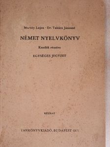 Dr. Takács Jánosné - Német nyelvkönyv [antikvár]