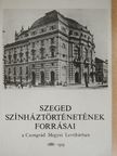 Dunainé Bognár Júlia - Szeged színháztörténetének forrásai a Csongrád Megyei Levéltárban 1886-1919 [antikvár]