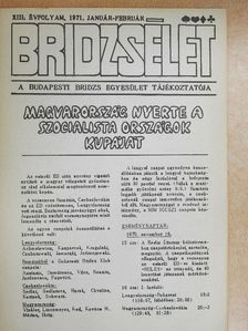 Bridzsélet 1971. január-február [antikvár]