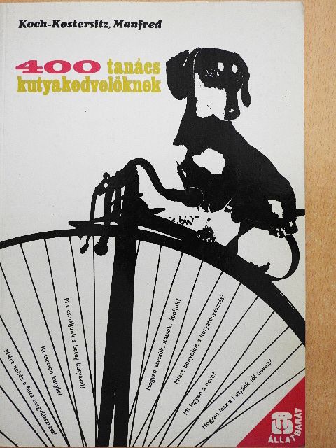 Manfred Koch-Kostersitz - 400 tanács kutyakedvelőknek [antikvár]