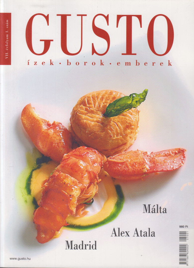 Gusto 2007/1. VII. évfolyam 1. szám [antikvár]