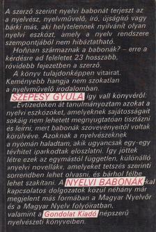 Szepesy Gyula - Nyelvi babonák [antikvár]