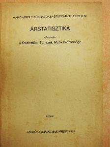 Dr. Köves Pál - Árstatisztika [antikvár]