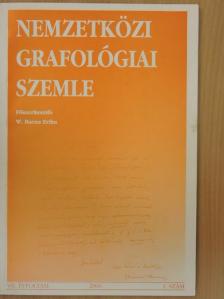 Beiczer Éva - Nemzetközi Grafológiai Szemle 2000/1. [antikvár]