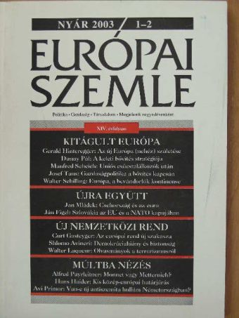 Alfred Payrleitner - Európai Szemle 2003. nyár [antikvár]
