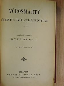 Vörösmarty Mihály - Vörösmarty összes költeményei I. (töredék) [antikvár]