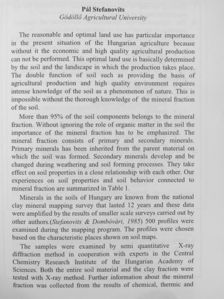 Pál Stefanovits - The role of soil minerals in optimal land use [antikvár]