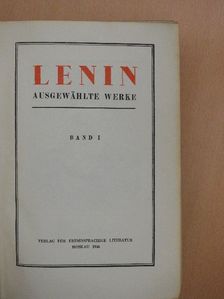 W. I. Lenin - Lenin ausgewählte Werke I. [antikvár]