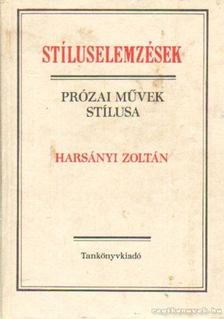 HARSÁNYI ZOLTÁN - Stíluselemzések [antikvár]