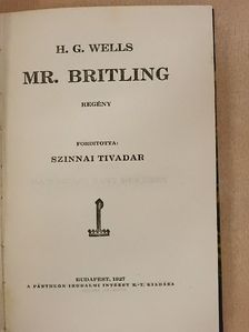 H. G. Wells - Mr. Britling [antikvár]