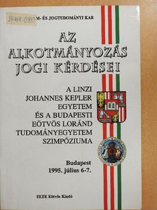 Kukorelli István - Az alkotmányozás jogi kérdései [antikvár]
