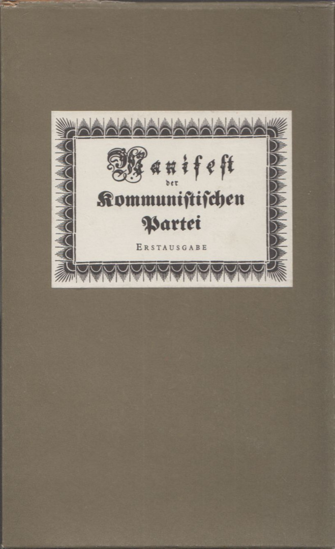 Manifest der Kommunistischen Partei (reprint) [antikvár]