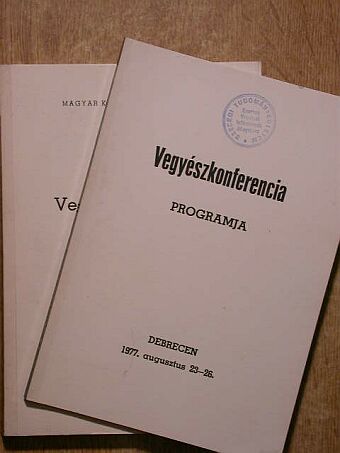 Bernáth Gábor - Vegyészkonferencia programja I-II. [antikvár]