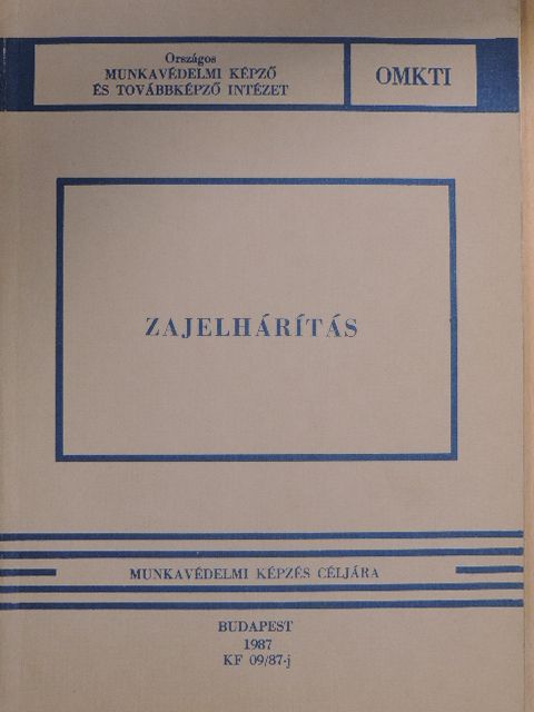 Dr. Tóth Lajosné - Zajelhárítás [antikvár]