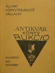 Hoffmann Ferenc - Antikvár könyv aukció - Budapest, 1972. november [antikvár]
