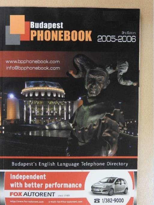 Budapest Phonebook 2005-2006 [antikvár]