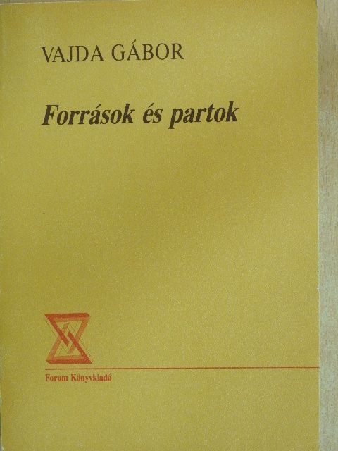 Vajda Gábor - Források és partok [antikvár]