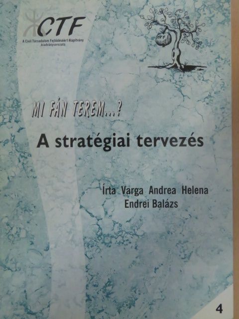 Endrei Balázs - A stratégiai tervezés [antikvár]