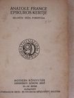 Anatole France - Epikuros kertje/Pán/Firenzei éjszakák [antikvár]