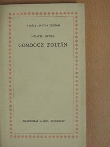 Németh Gyula - Gombocz Zoltán [antikvár]