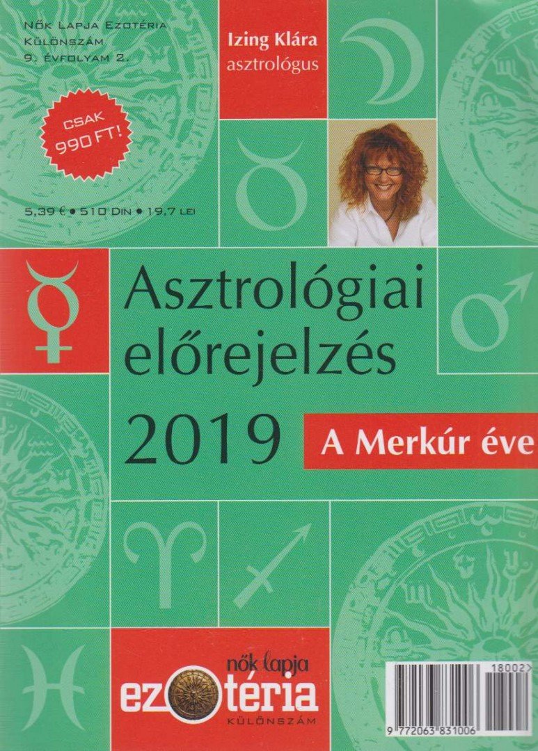 Izing Klára - Asztrológiai előrejelzés 2019 [antikvár]