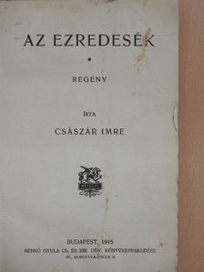Császár Imre - Az ezredesék [antikvár]