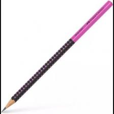 Faber-Castell: Grip grafitceruza, HB - fekete-lila