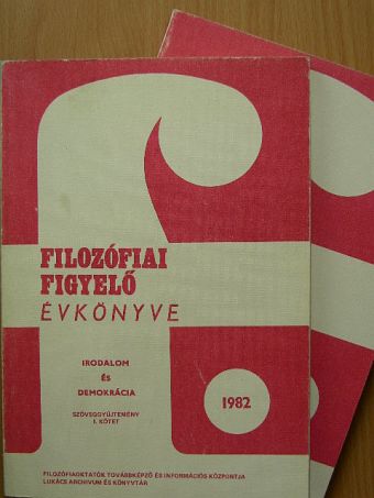 Aczél Tamás - Filozófiai Figyelő Évkönyve 1982/I-II. [antikvár]