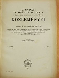 Bán Miklós - A Magyar Tudományos Akadémia Kémiai Tudományok Osztályának Közleményei 1957/3. [antikvár]