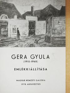 Ecsery Elemér - Gera Gyula emlékkiállítása [antikvár]