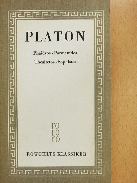 Platon - Platon Sämtliche Werke 4 [antikvár]
