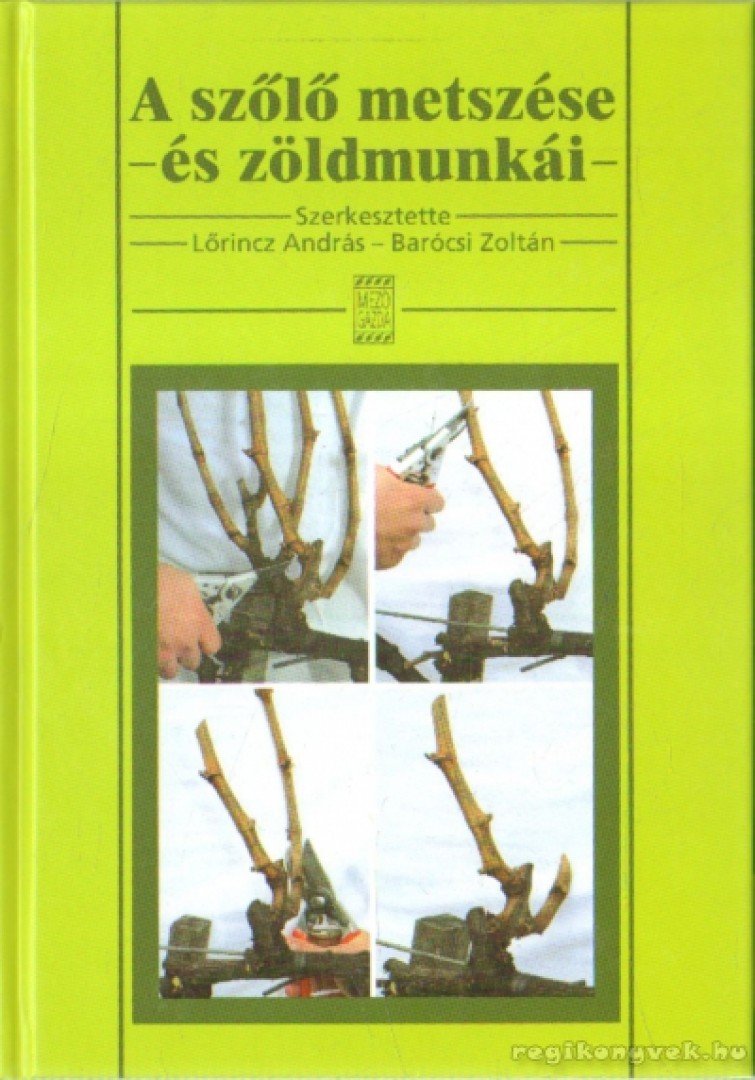 Lőrincz András, Barócsi Zoltán - A szőlő metszése és zöldmunkái [antikvár]