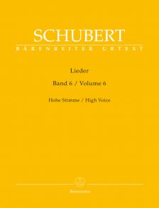 Franz Schubert - LIEDER BAND 6, HOHE STIMME