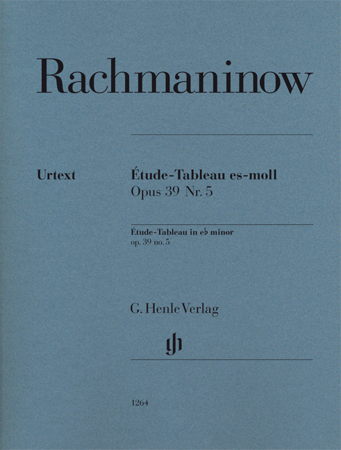 RAHMANYINOV / RACHMANINOW - ÉTUDE-TABLEAU es-MOLL OP.39 NR.5