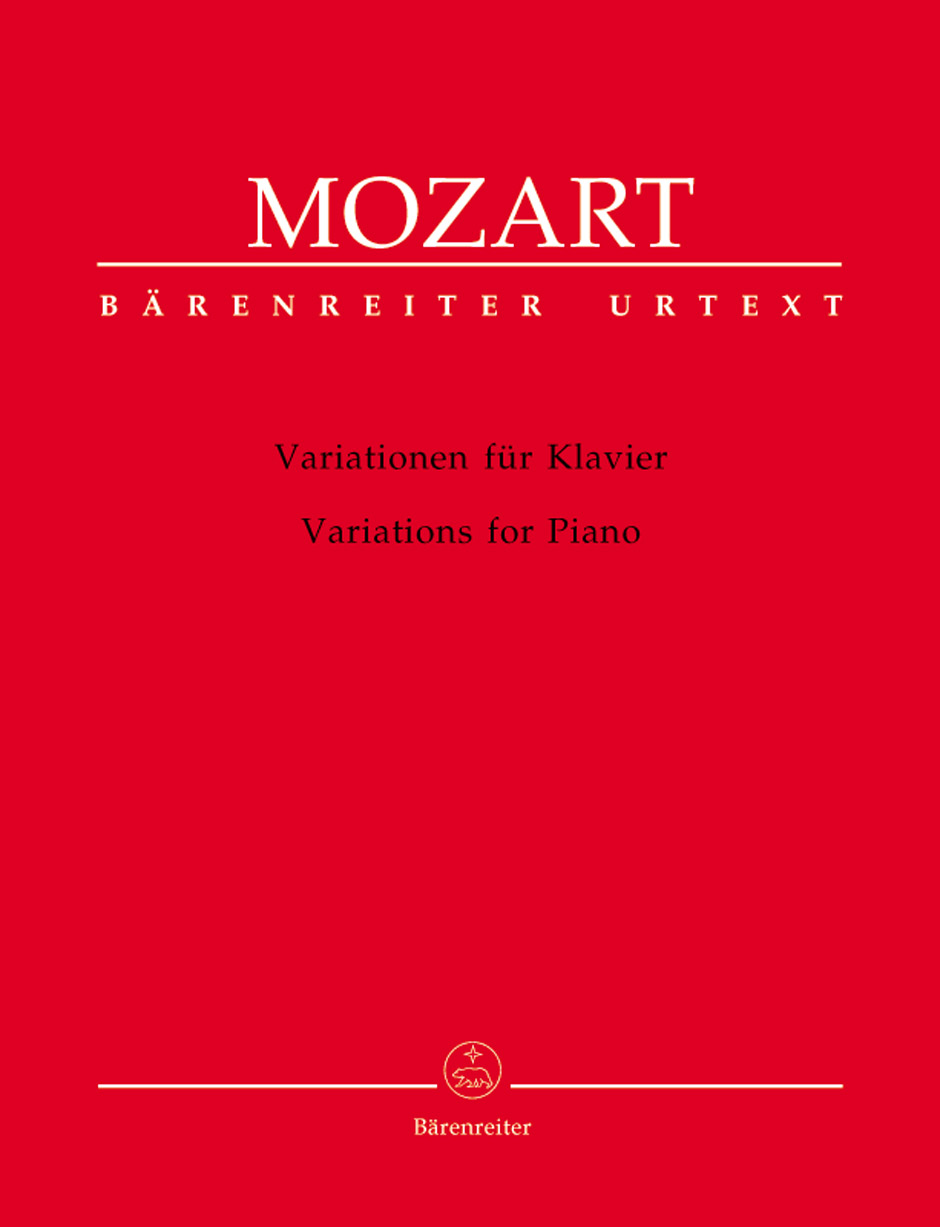 MOZART, W,A, - VARIATIONEN FÜR KLAVIER URTEXT (KURT VON FISCHER)