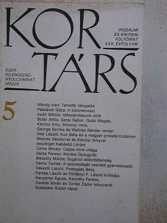 Apáti Miklós - Kortárs 1986. május [antikvár]