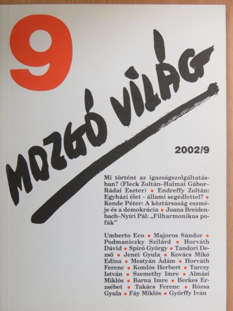 Almási Miklós - Mozgó Világ 2002. szeptember [antikvár]
