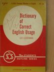 Leo Lieberman - Dictionary of Correct English Usage [antikvár]