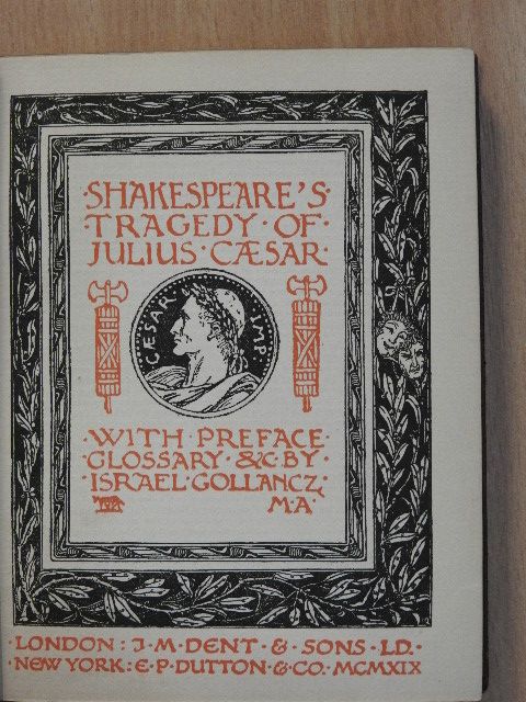 William Shakespeare - Shakespeare's Tragedy Of Julius Caesar [antikvár]