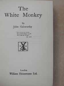 John Galsworthy - The White Monkey [antikvár]