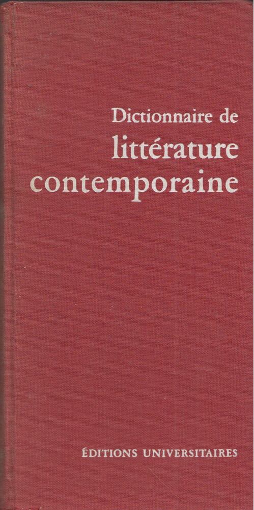 Pierre de Boisdeffre - Dictionnaire de littérature contemporaine [antikvár]