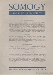 Laczkó András - Somogy 1984. szept-okt. 5. szám [antikvár]
