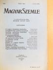 Csiszár Béla - Magyar Szemle 1937. szeptember [antikvár]