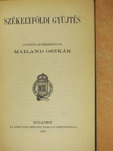 Székelyföldi gyüjtés [antikvár]