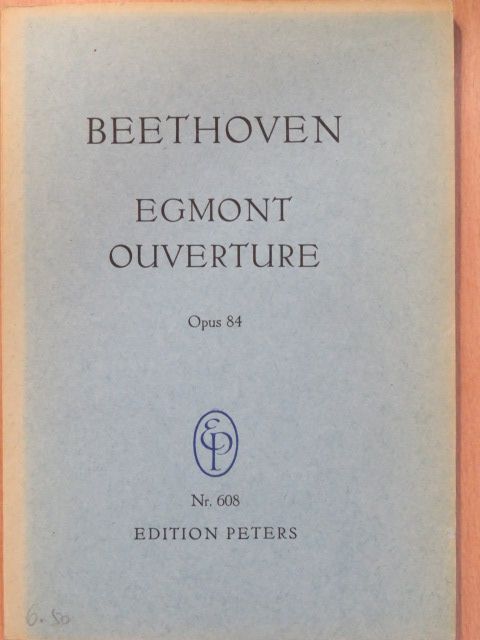 Johann Wolfgang Goethe - Ouverture zum Trauerspiel Egmont [antikvár]