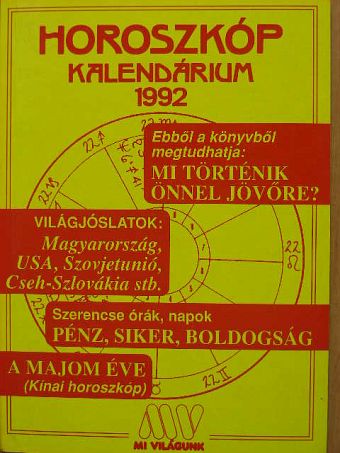 Horoszkóp Kalendárium 1992 [antikvár]